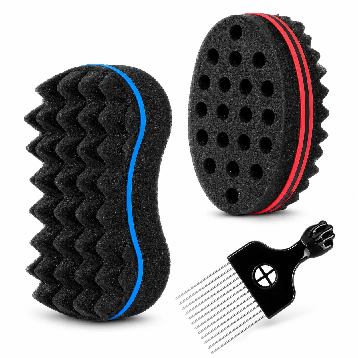 Curl Brush, Twist Sponge